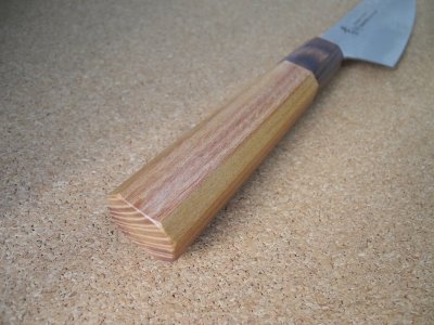 画像4: 剣型三徳包丁　堺孝行 - 33層槌目ダマスカス和式 VG10　【送料無料】 (4)