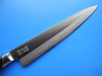 画像2: ペティナイフ　源利平　スウェーデン鋼　硬質三層　150ｍｍ  (2)